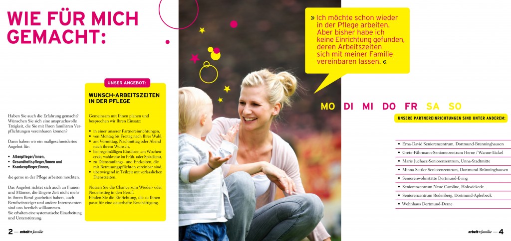 Brochure Gesellschaft für Arbeit und soziale Dienstleistungen mbH / Dortmund, Germany