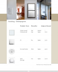Haus Rosenthal, Berlin / brochure interior, Germany