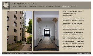 Haus Rosenthal, Berlin / internet presentation, Germany