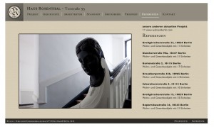 Haus Rosenthal, Berlin / internet presentation, Germany